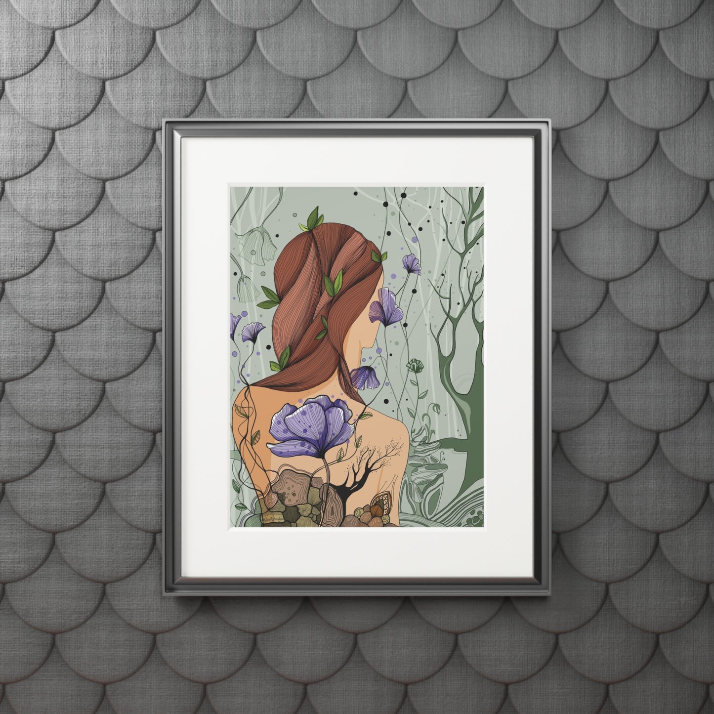 'Without' Fine Art Print (Passepartout Paper Frame)