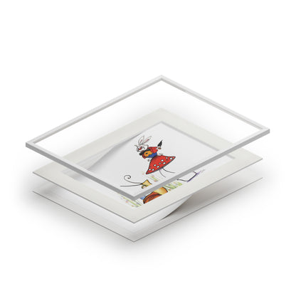 'Alice' Fine Art Print (Passepartout Paper Frame)