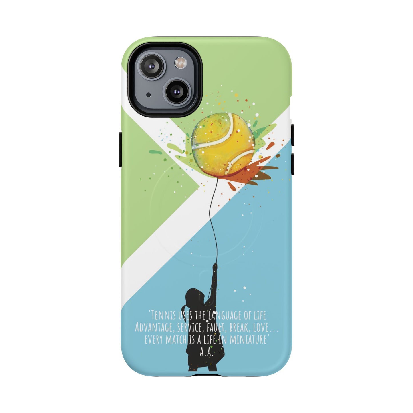 'Tennis is Life' Tennis Lovers - Magnetic Case