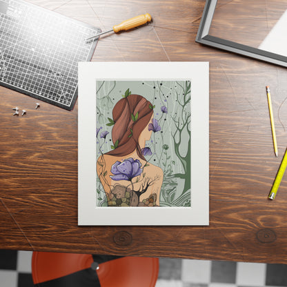 'Without' Fine Art Print (Passepartout Paper Frame)