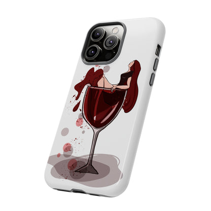 Red Wine Tough Cases
