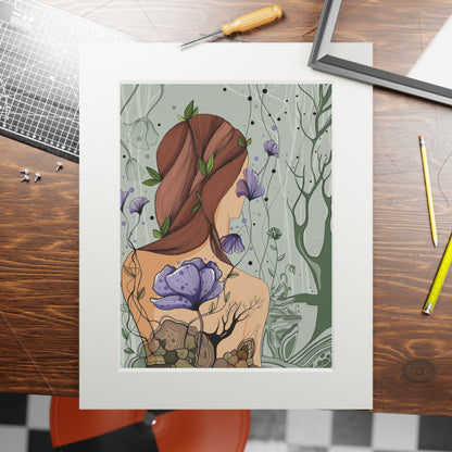'Without' Fine Art Print (Passepartout Paper Frame)