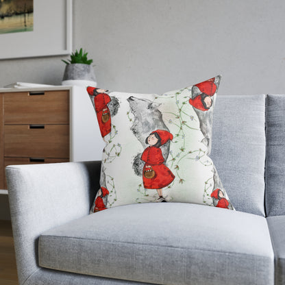 Art Square Pillow 'Little Red Riding Hood'