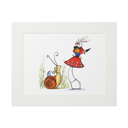 'Alice' Fine Art Print (Passepartout Paper Frame)