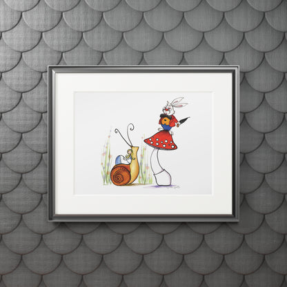 'Alice' Fine Art Print (Passepartout Paper Frame)