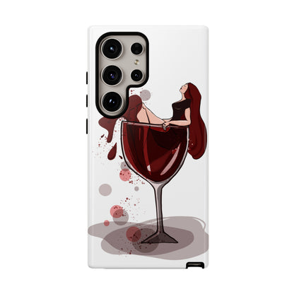 Red Wine Tough Cases