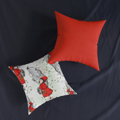 Art Square Pillow 'Little Red Riding Hood'