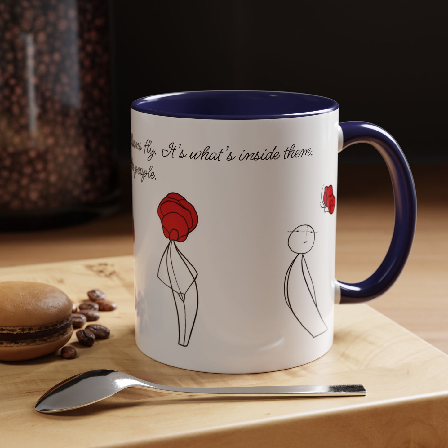 Two-Tone Coffee Mugs, 11oz