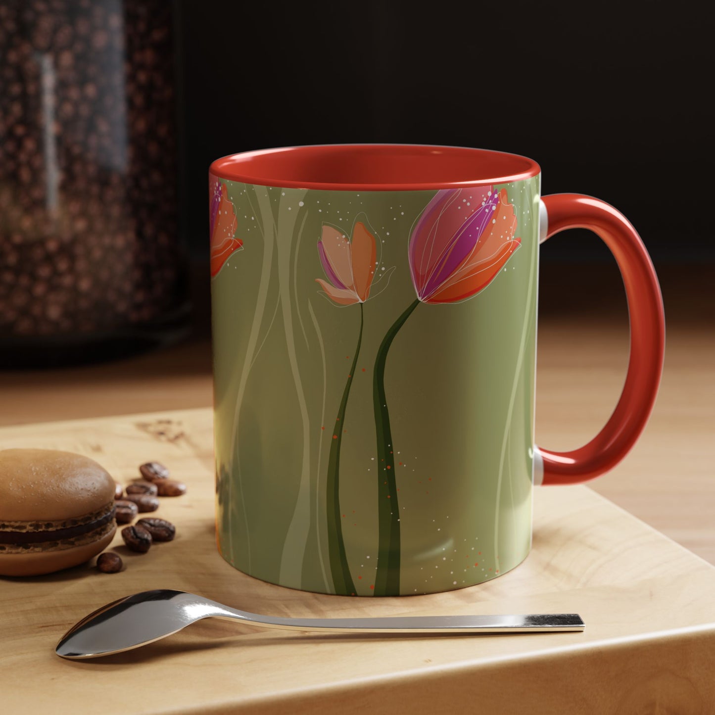 Two-Tone Coffee Mugs, 11oz