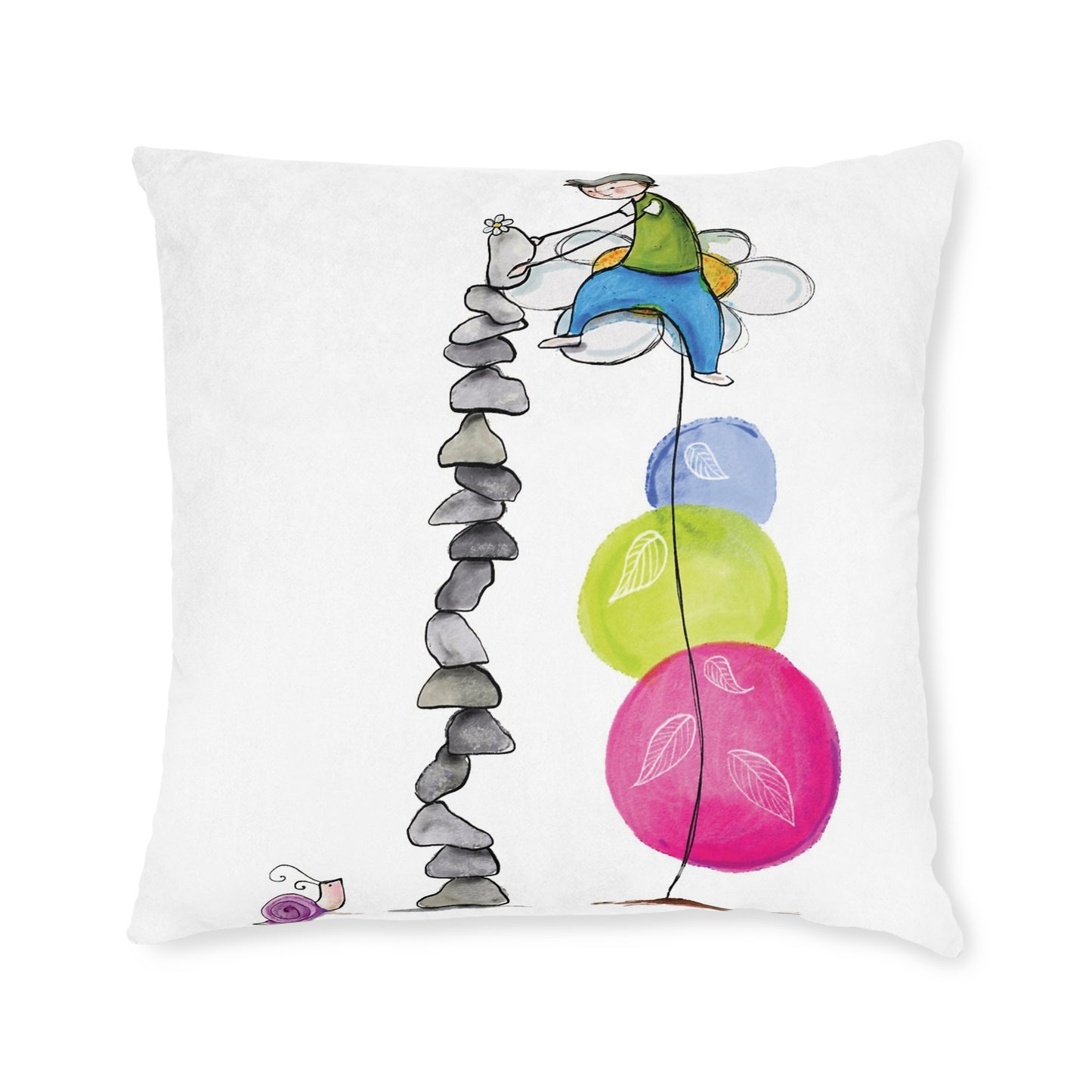 Art Square Pillow 'Ain't No Mountain High Enough'