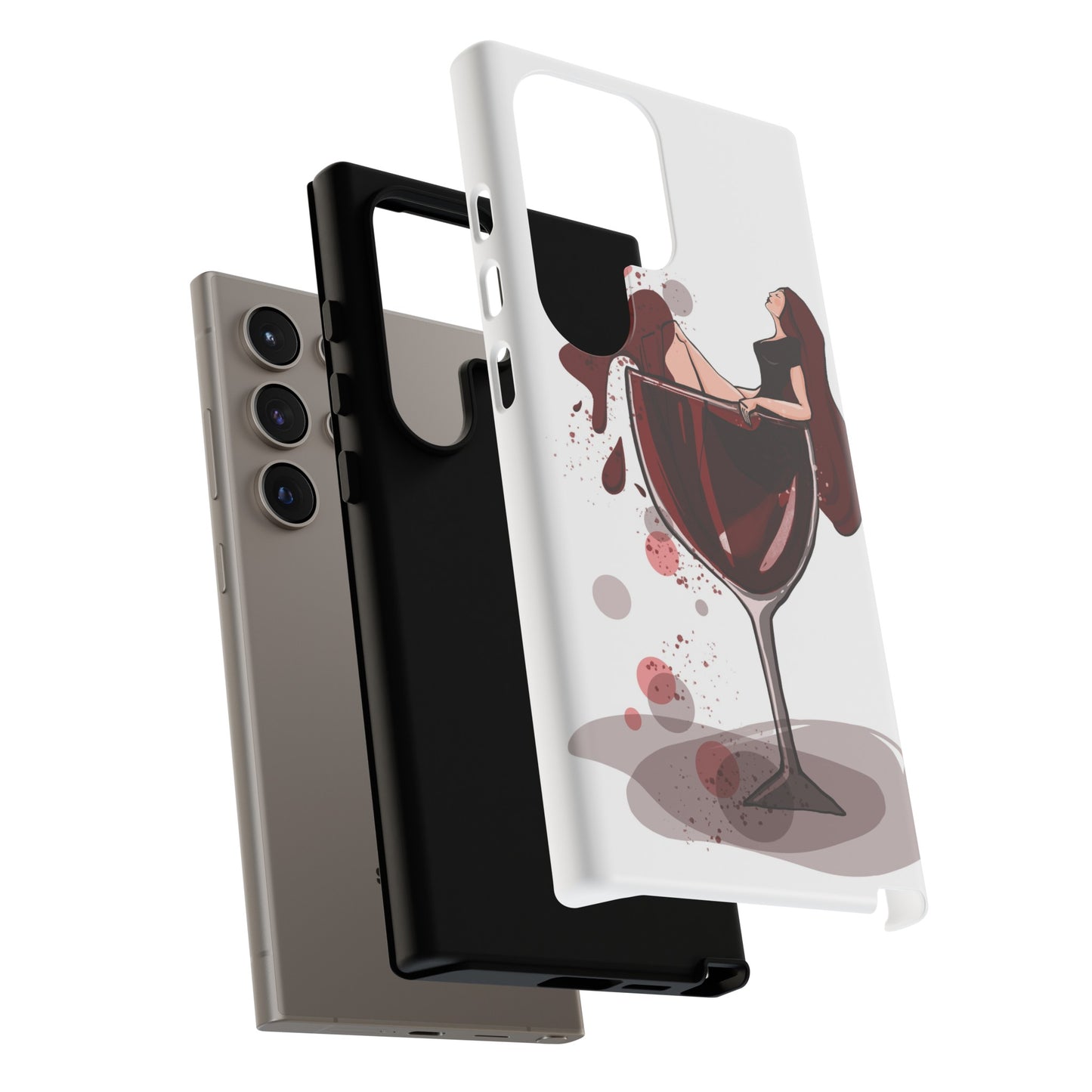 Red Wine Tough Cases