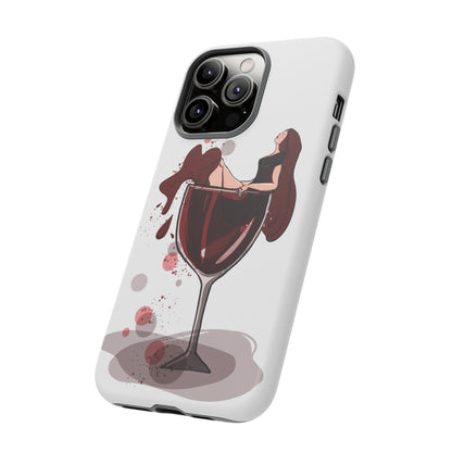 Red Wine Tough Cases