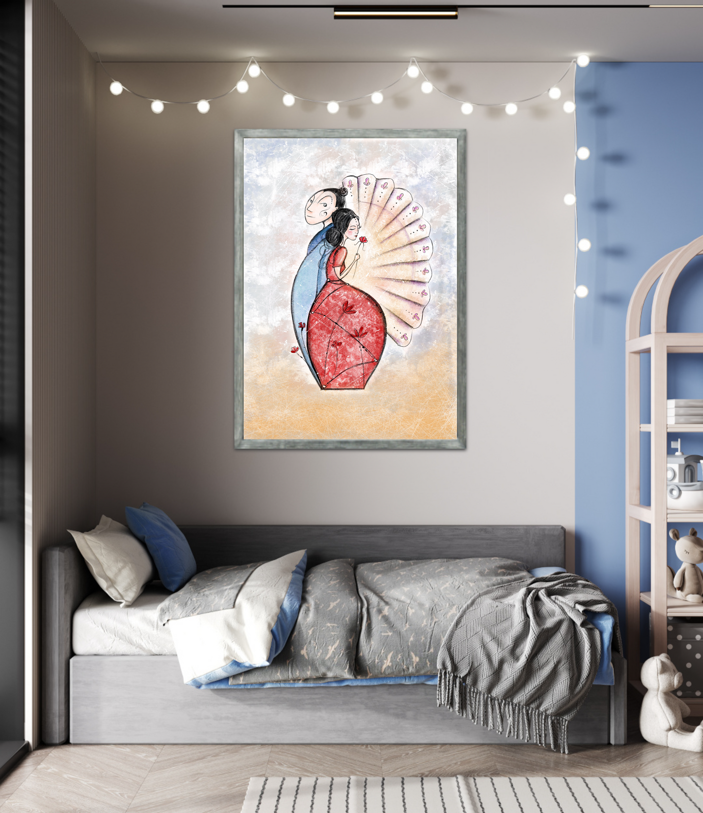 'Little Matrioska' Fine Art Print (Passepartout Paper Frame)