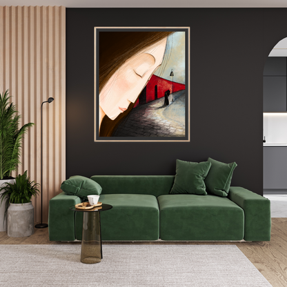 'Temporary Intimacies'  Fine Art Print (Passepartout paper Framed)