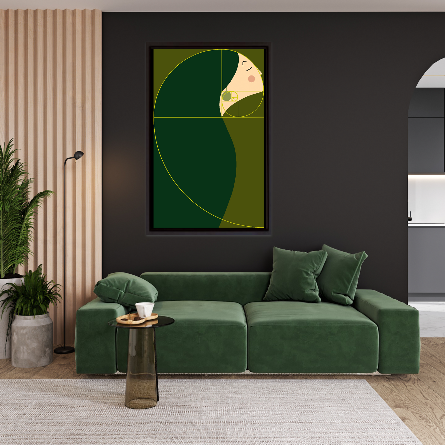 Golden Ratio "Kissed Moss"