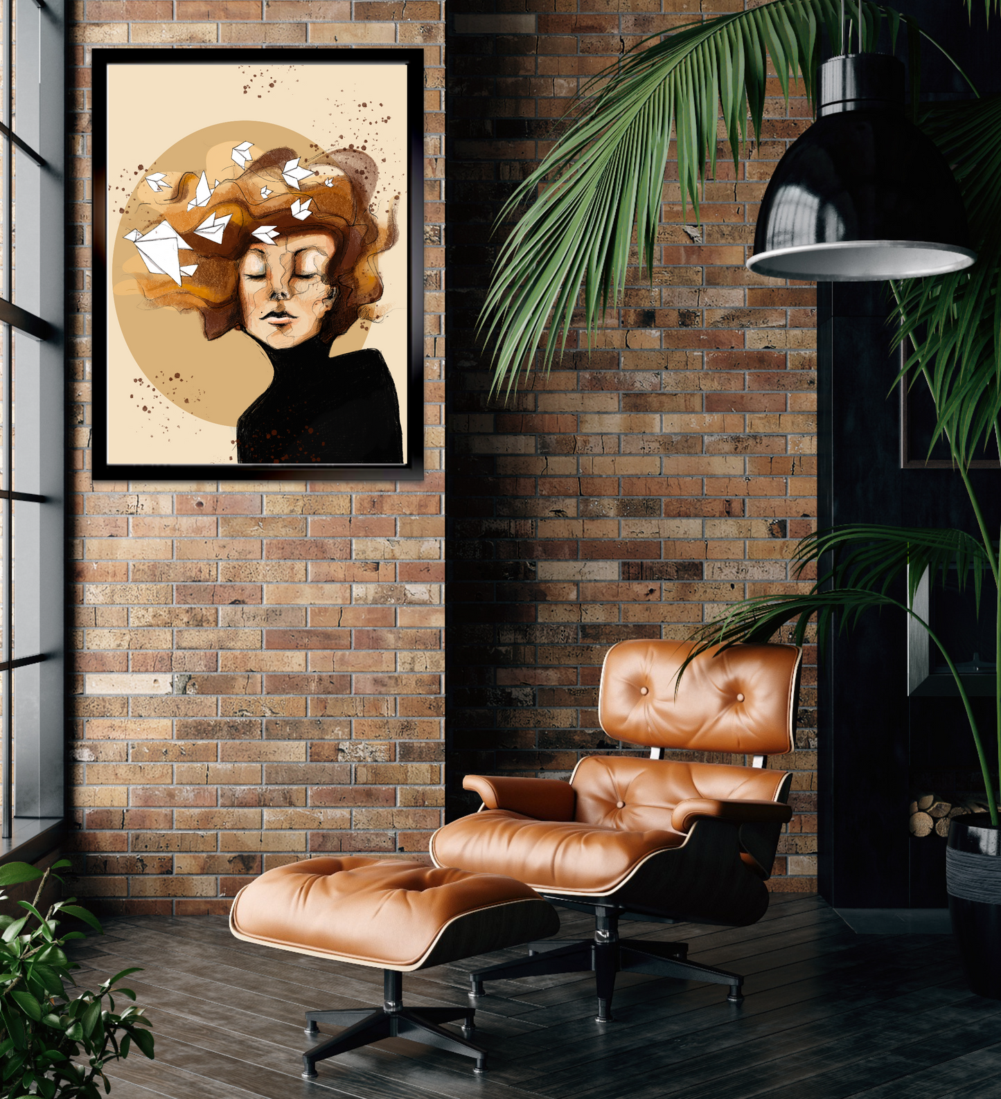 'Let Them Fly' Fine Art Print (Passepartout Frame)