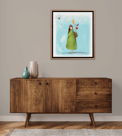 'All I Need' Fine Art Prints (Passepartout Paper Frame)