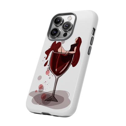 Red Wine Tough Cases