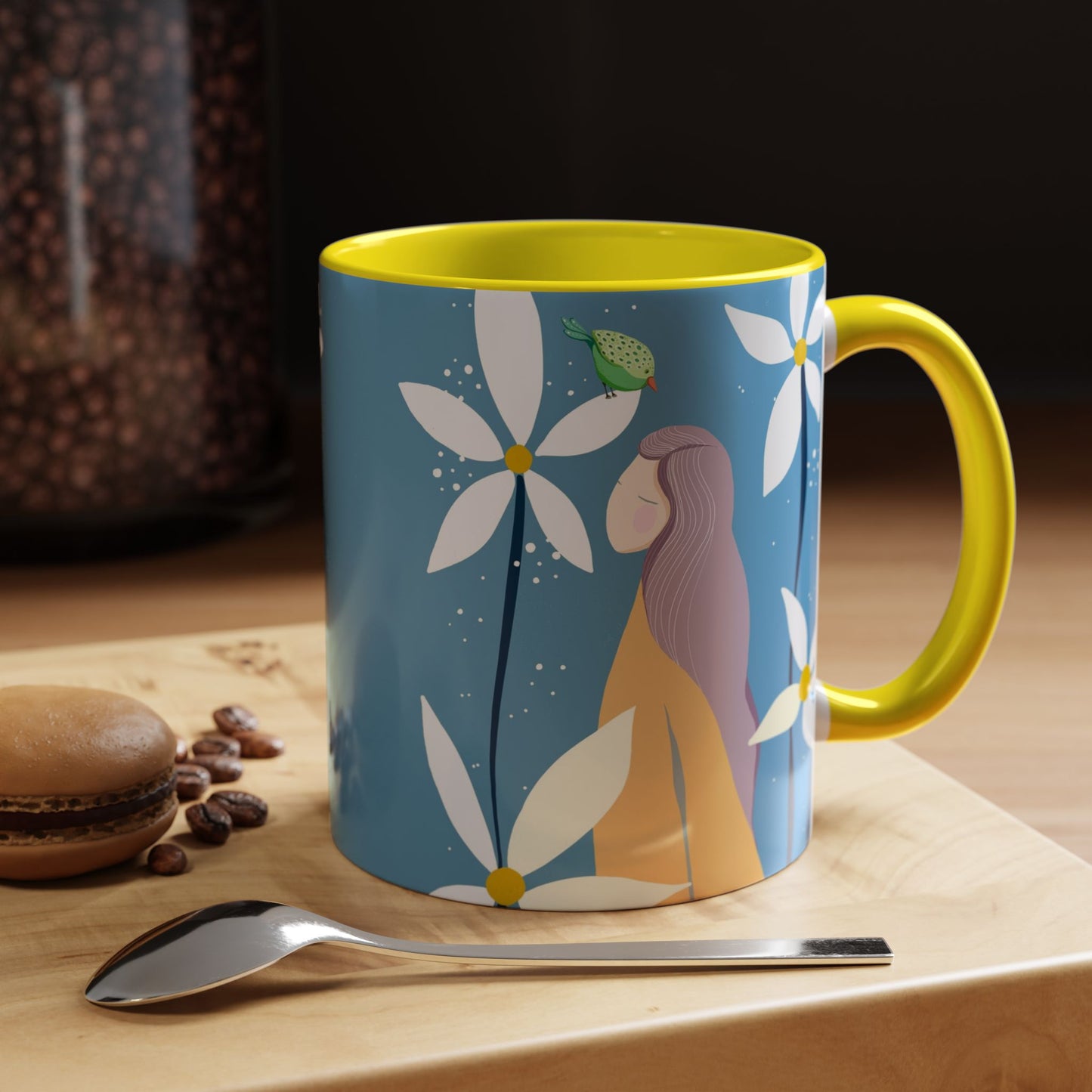 Two-Tone Coffee Mugs, 11oz