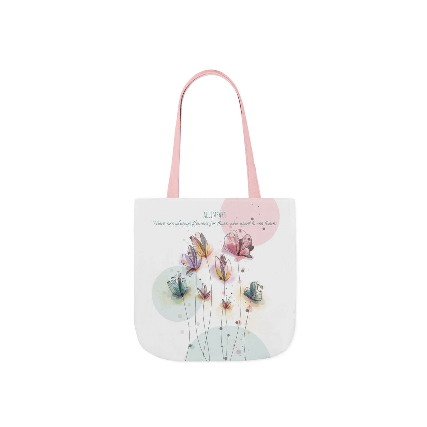 Canvas Tote Bag, 5-Color Straps