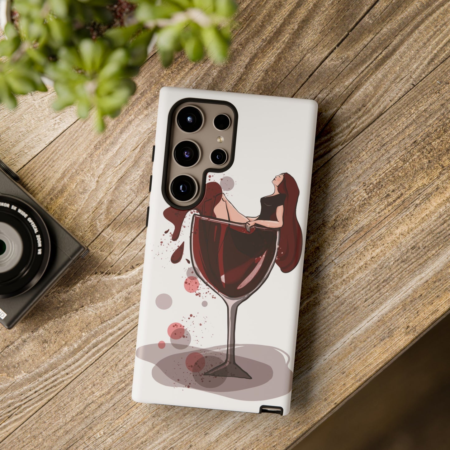 Red Wine Tough Cases