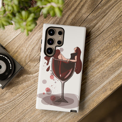 Red Wine Tough Cases