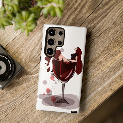 Red Wine Tough Cases