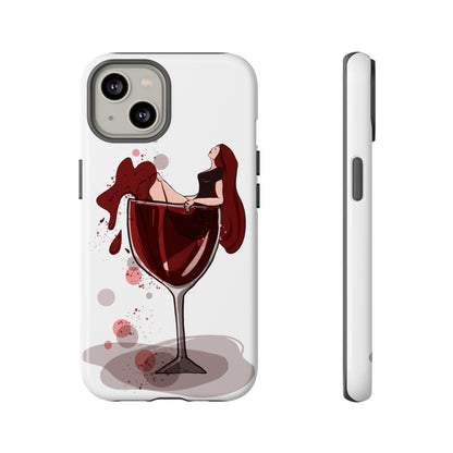 Red Wine Tough Cases