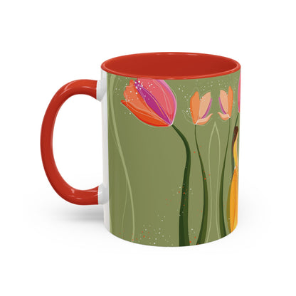 Two-Tone Coffee Mugs, 11oz