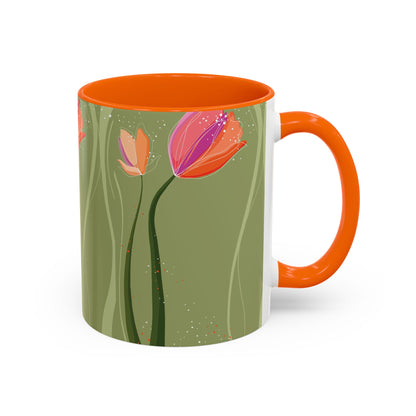 Two-Tone Coffee Mugs, 11oz