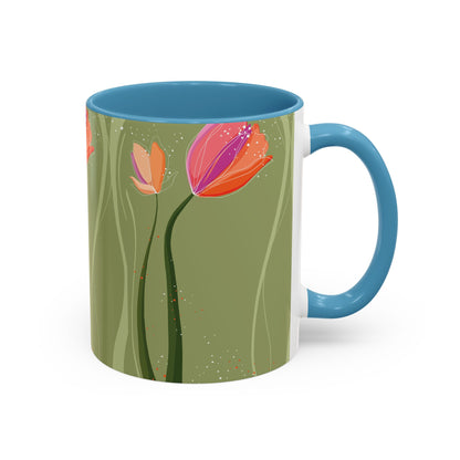 Two-Tone Coffee Mugs, 11oz