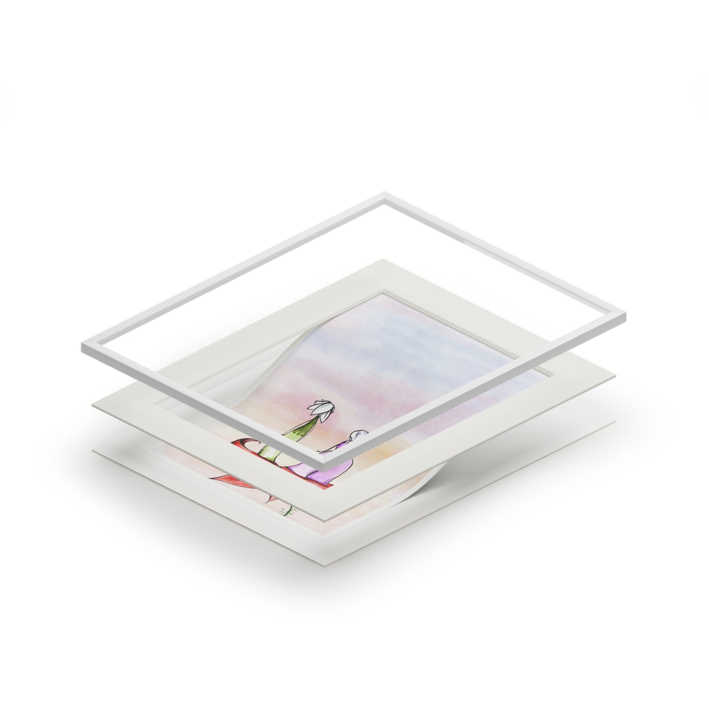 'My Last Everything'  Fine Art Print (Passepartout Paper Frame)