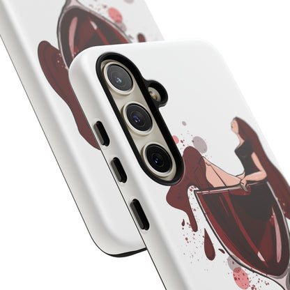 Red Wine Tough Cases