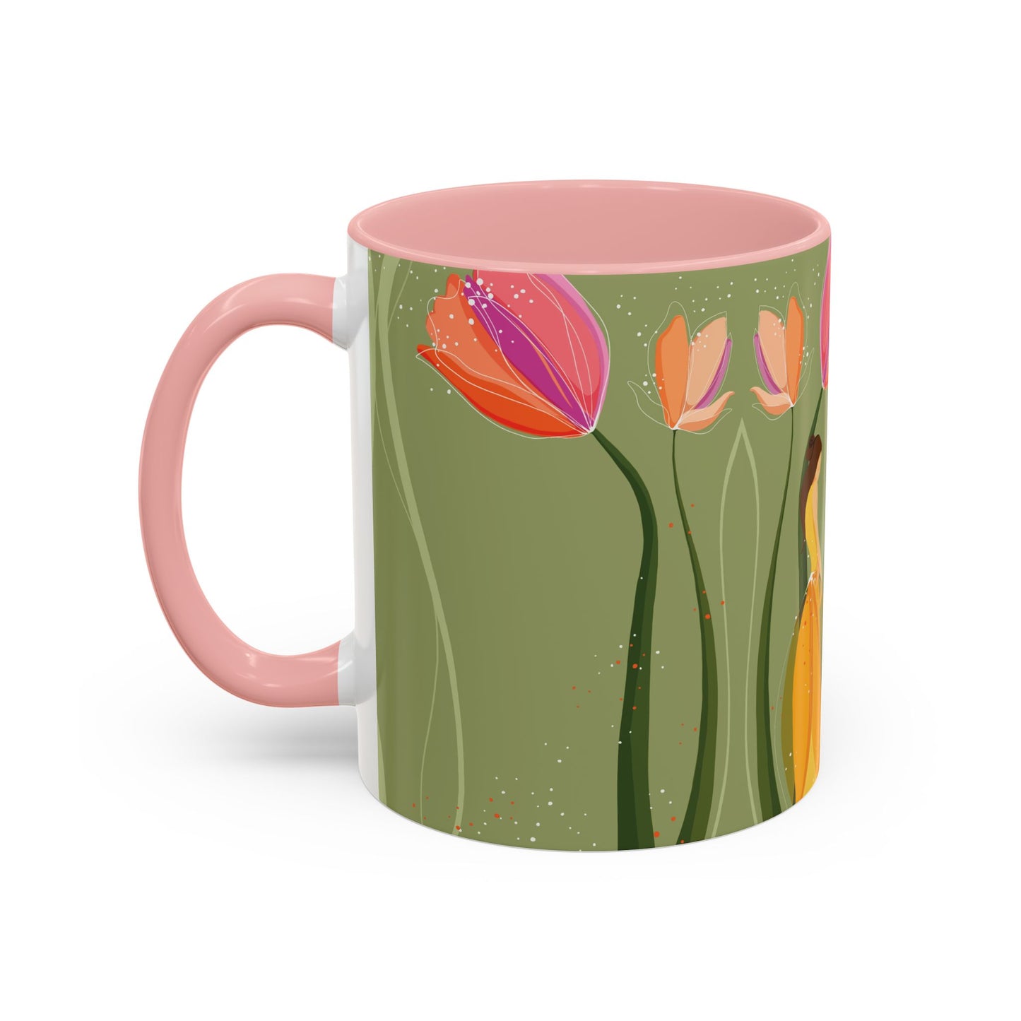 Two-Tone Coffee Mugs, 11oz