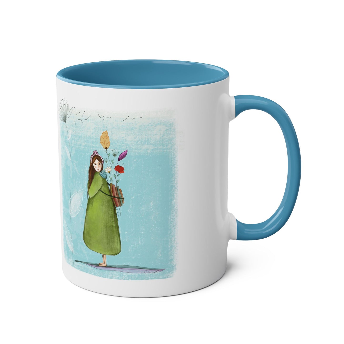 Two-Tone Coffee Mugs, 11oz