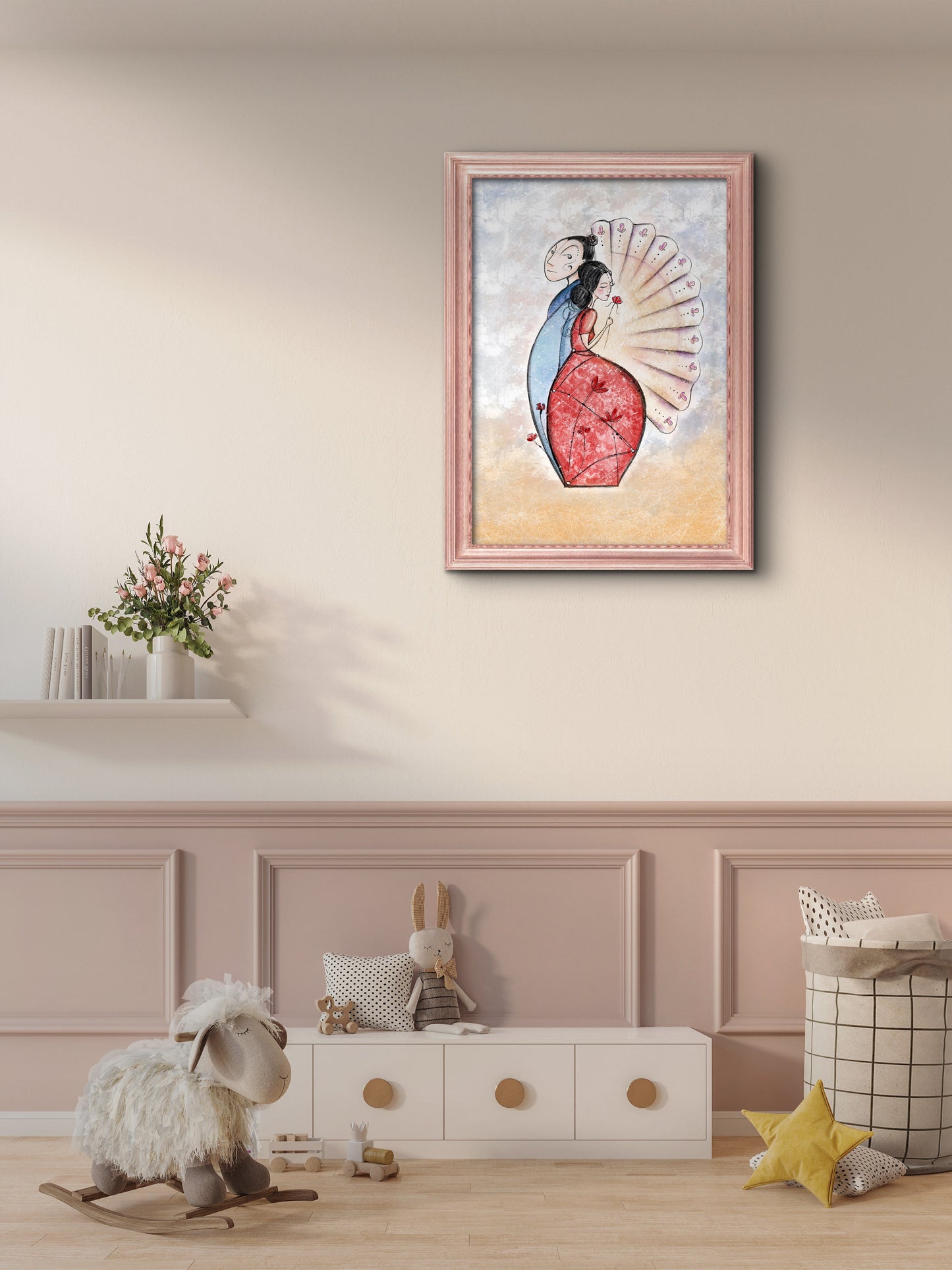 'Little Matrioska' Fine Art Print (Passepartout Paper Frame)