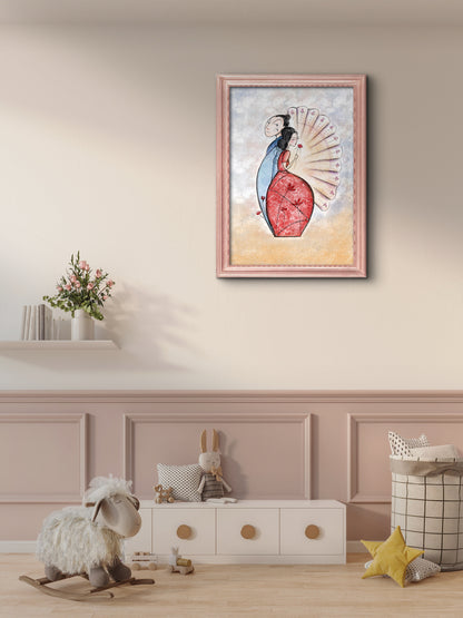 'Little Matrioska' Fine Art Print (Passepartout Paper Frame)