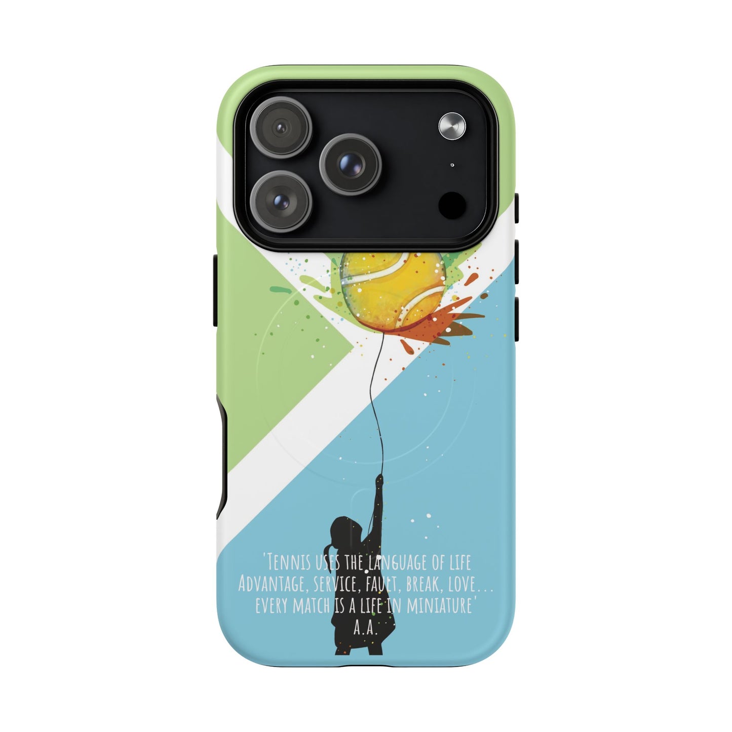'Tennis is Life' Tennis Lovers - Magnetic Case