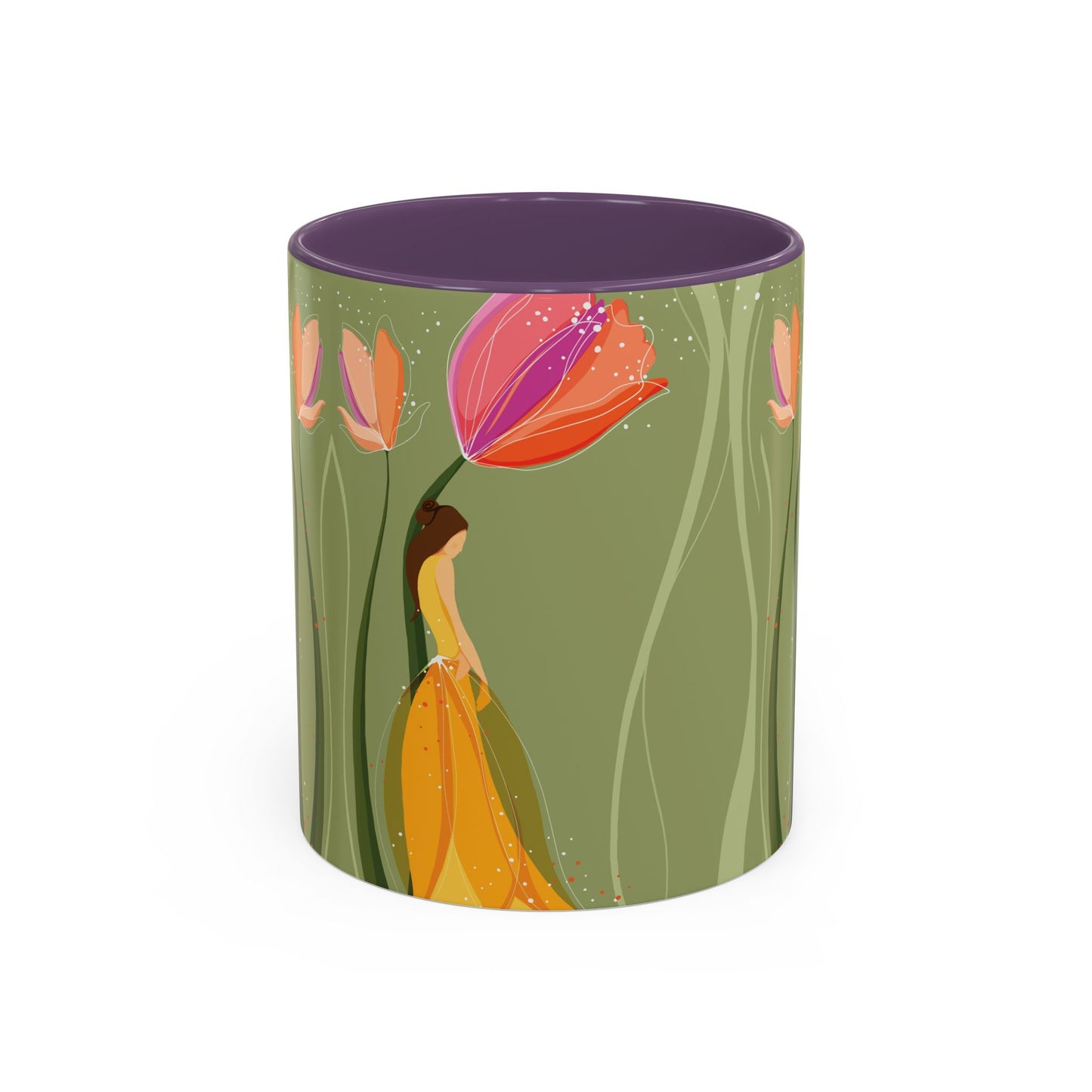 Two-Tone Coffee Mugs, 11oz