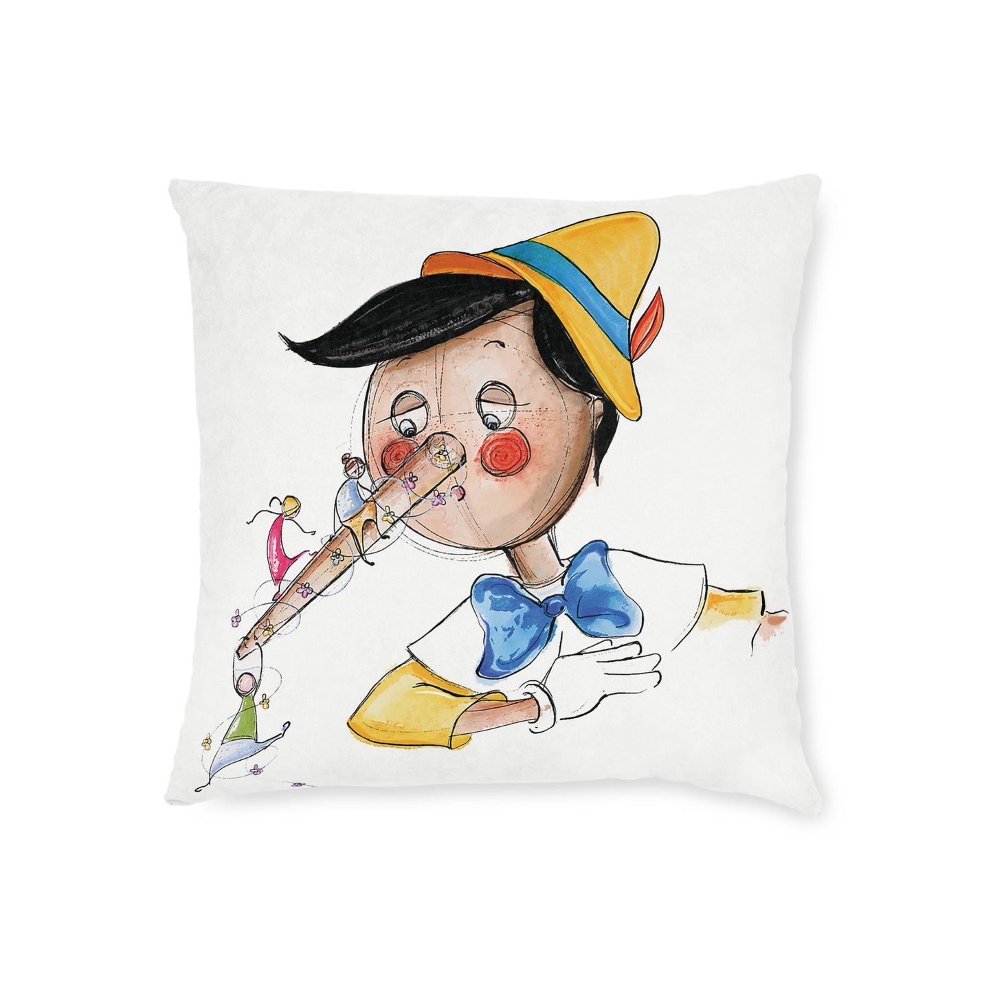 Art Square Pillow 'Pinocchio'