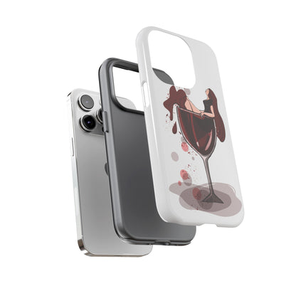 Red Wine Tough Cases