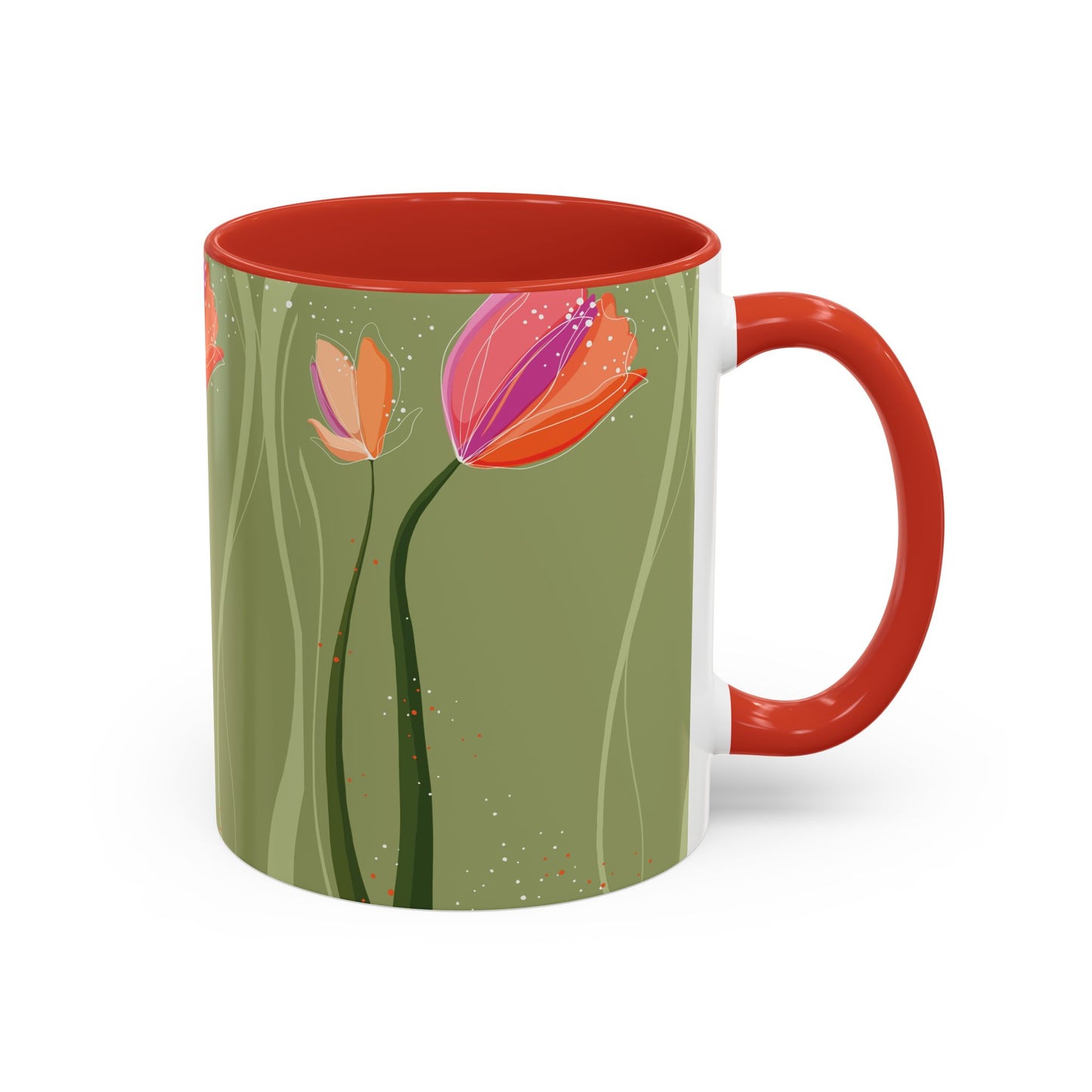 Two-Tone Coffee Mugs, 11oz