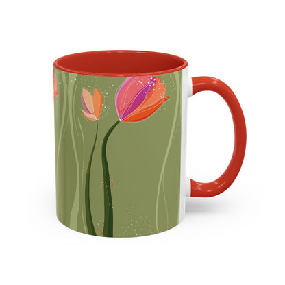 Two-Tone Coffee Mugs, 11oz