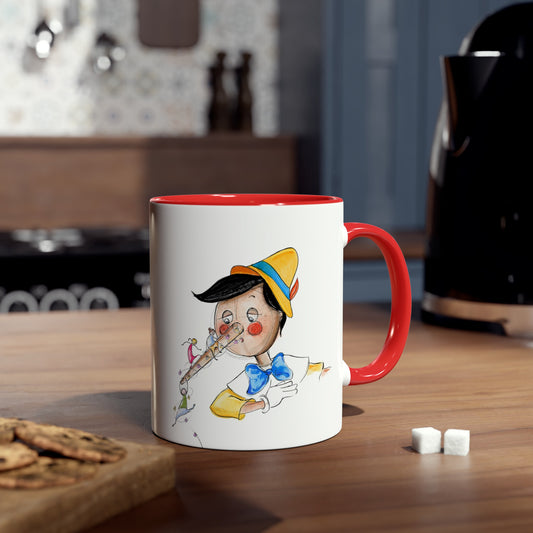 Two-Tone Coffee Mugs, 11oz