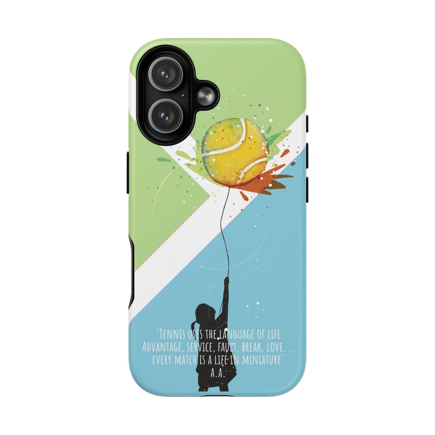 'Tennis is Life' Tennis Lovers - Magnetic Case