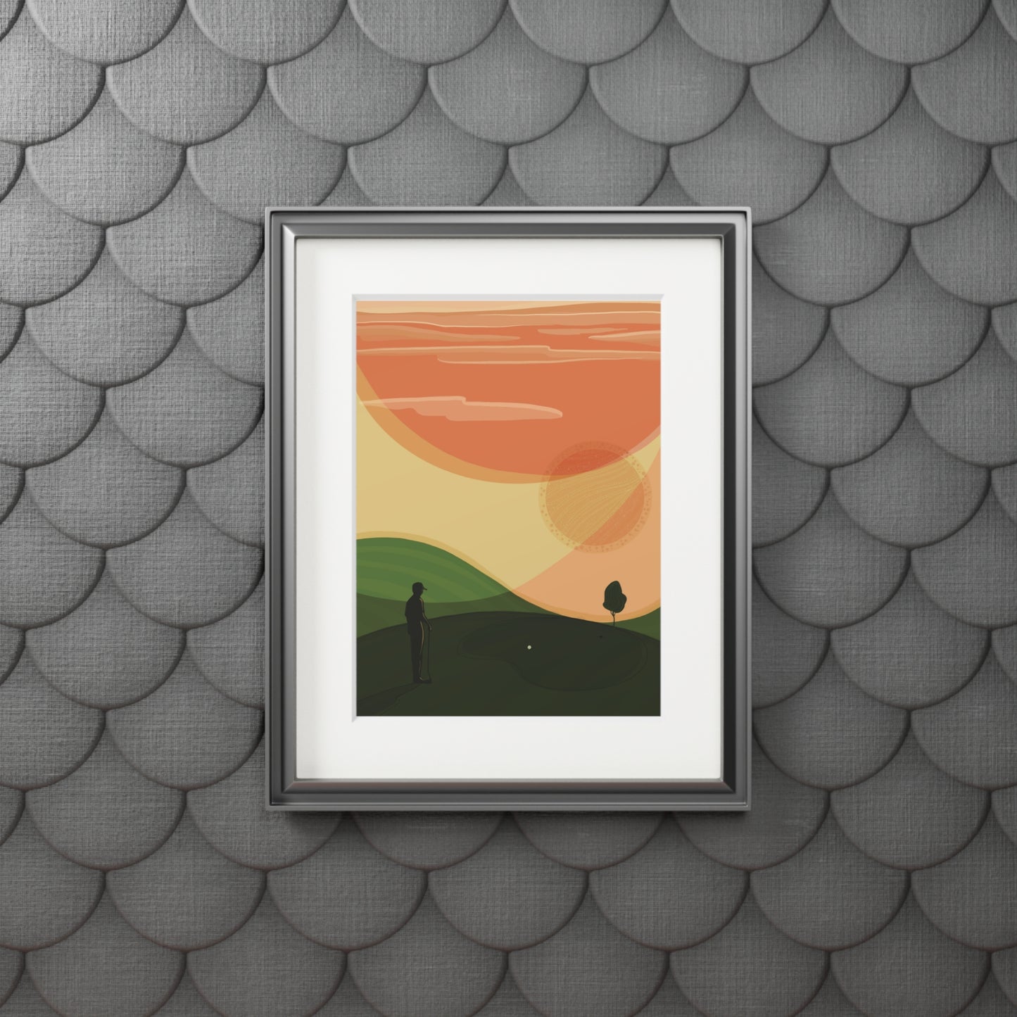'The Last shot' Fine Art Prints (Passepartout Paper Frame)
