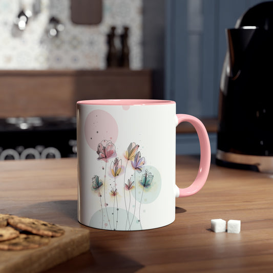 Two-Tone Coffee Mugs, 11oz