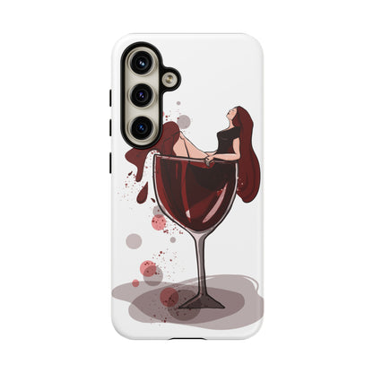 Red Wine Tough Cases