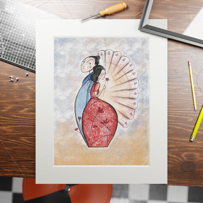 'Little Matrioska' Fine Art Print (Passepartout Paper Frame)