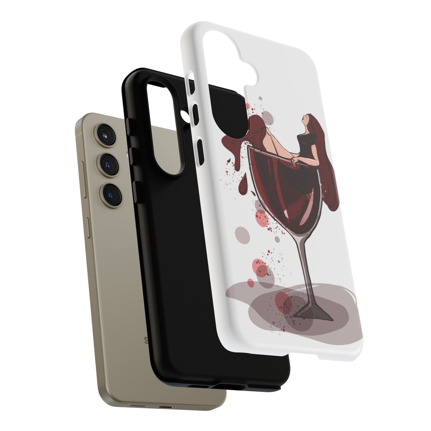 Red Wine Tough Cases